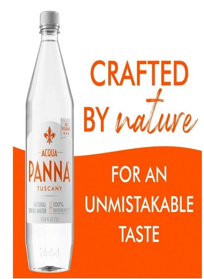 Acqua Panna Acqua Panna Natural Mineral Water -Glass - 2 X 1 L  (Pack Of 2)  - Image 3