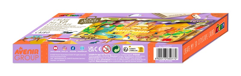 Avenir - Let’s Travel Together 3D Cityscape Puzzle – Cairo Wooden DIY Model Kit | Build Famous Landmarks with Illustrated Guide | Educational Travel Gift for Kids & Adults - Image 5