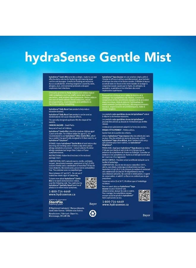 hydraSense Daily Nasal Care Gentle Mist 100 ml - Image 2