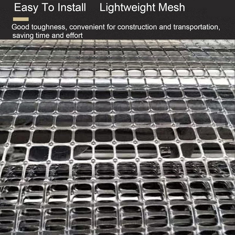 Balcony Privacy Network Plastic Safety Fence Black Grille Poultry Breeding Net Garden Balcony Stairs Protection Fencing Net(2X2cm-1.2m(H) X50m(L)) - Image 3