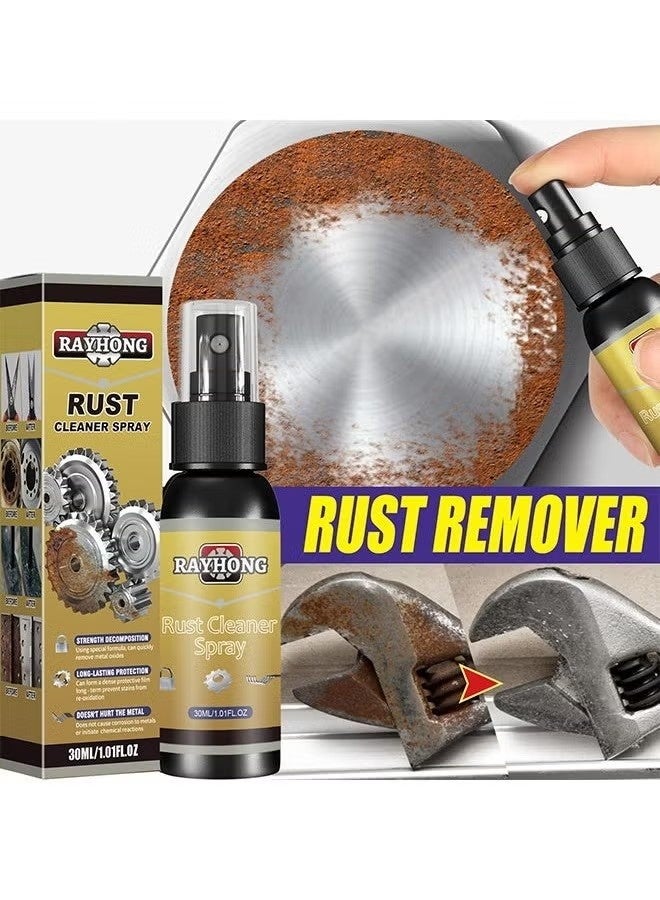 Rust Cleaner Spray，Stainout Boat Rust Remover, Stain out Boat Rust Remover, Multipurpose Rust Remover Spray for Metal, Rust Remover Inhibitor Derusting Spray Car Maintenance Cleaning Tool - Image 2