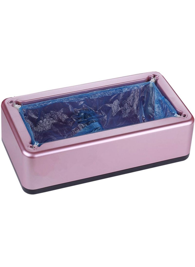 Generic Shoe Cover Dispenser Shoe Cover Machine Automatic Shoe Booties Disposable 100pcs Disposable Plastic Shoe Covers Bags Shoe Covers Machine for Indoors Home Supermarket Shops Hospital - Image 2