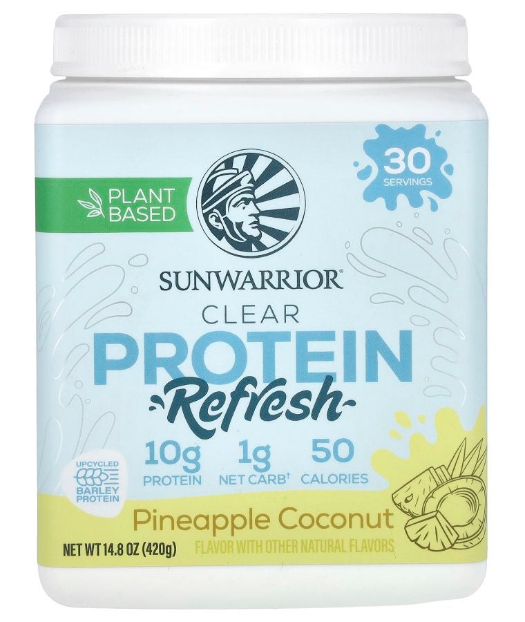 Sunwarrior Clear Protein Refresh Pineapple Coconut 14.8 oz (420 g)