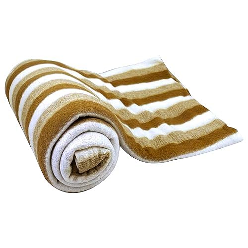 Status Contract All Season Multipurpose Polar Fleece/Summer AC Blanket/Single Bed Blanket/Light Weight Blanket (Brown) - Image 1