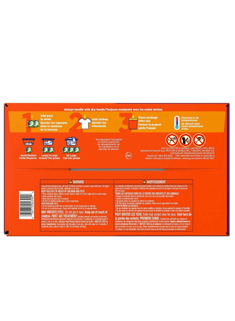 Tide 152 PODS Liquid Laundry Detergent Pacs, Tide Spring Meadow 3-in-1 cold water clean, For Baby Sensitive Skin | 152-count | For All Automatic Machine - Image 4