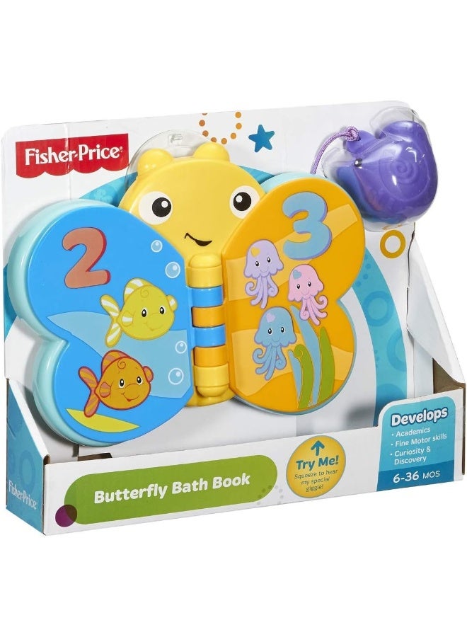 Fisher-Price كتاب الاستحمام على شكل فراشة من فيشر-برايس CMY31 - Image 1