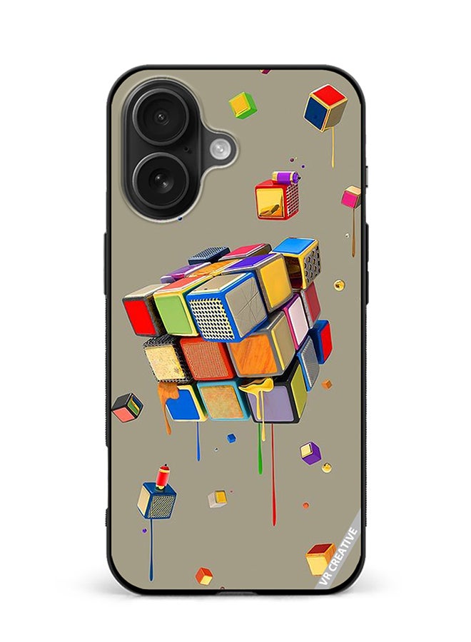 VR CREATIVE Protective Case Cover For Apple iPhone 16 Plus Multicolur Design Multicolour