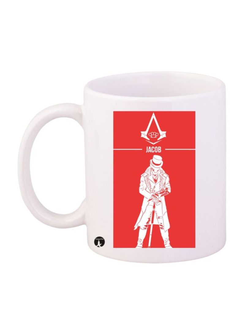 RKN Assassin's Creed Printed Mug White/Red Standard Size