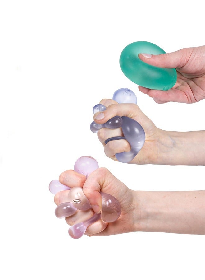 general Stress Balls,Silky Soft Memory Gel,Squishy Fidget Toy for Kids and Adults,Cool,Pack of 3 - Image 1
