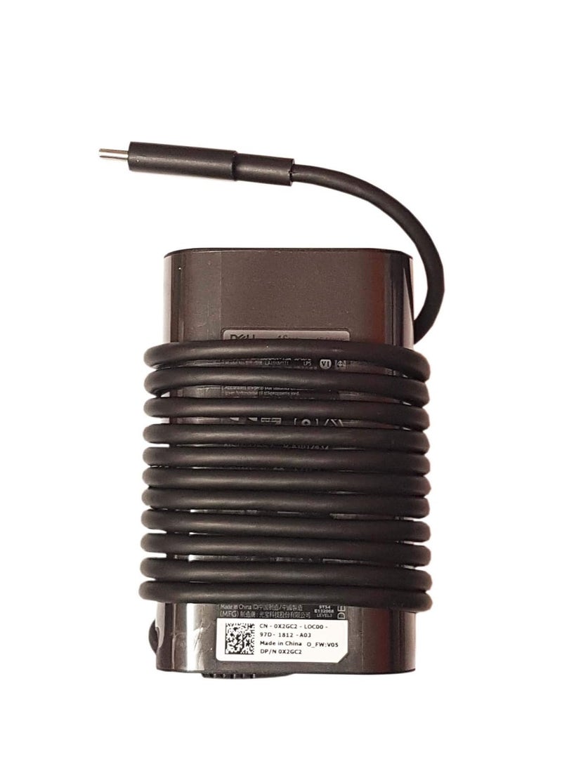 Terabyte LAPTOP AC ADAPTER FOR DELL XPS LATITUDE 12 9250 13 7370 LA45NM150 HDCY5 0HDCY5 P/N 0HDCY5 P0VM6 492-BBUT - Image 1