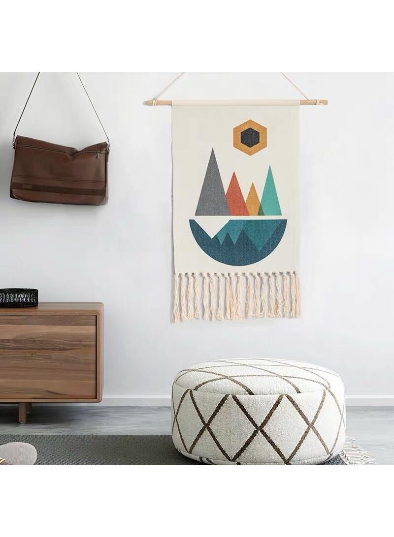 Bluejw تجليد حائط بوهيمي مزخرف بتعليقة لتزيين الجدران في غرفة المعيشة وغرفة النوم - Image 1