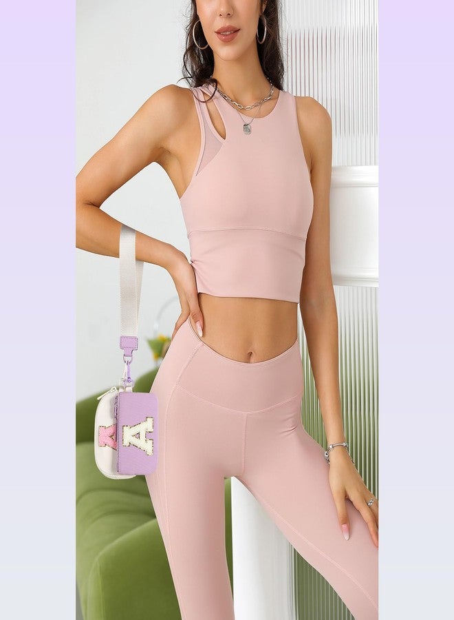 SENDEFN Mini Zip Around Dual Coin Pouch Wristlet Wallets for Women Portable Detachable Leather Keychain Pocket Purse - Image 5