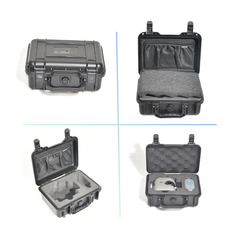 Fotoleey Portable Carrying Case for XbotGo, Durable PP Plastic with EVA Liner, Waterproof & Dustproof, Shockproof Design, Secure Lock & Ventilation System, Includes Mesh Pocket, Ideal for Storage & Travel - Image 5