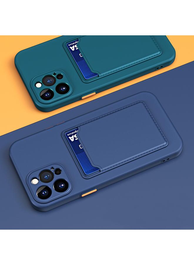 S-TOP Case For iPhone 15 Pro Skin Feel Card Contrast Color Button TPU Phone Case - Image 3