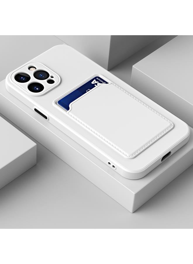 S-TOP Case For iPhone 15 Pro Skin Feel Card Contrast Color Button TPU Phone Case - Image 2