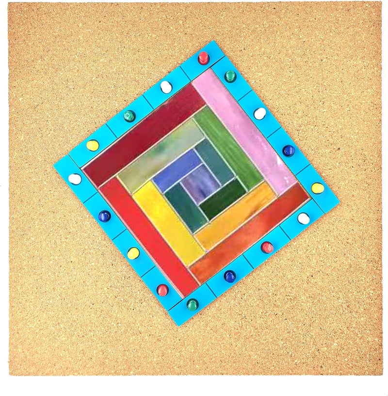 ARTIMUSES Layout Block System for Stained Glass Panels (12 Pack) - Image 2