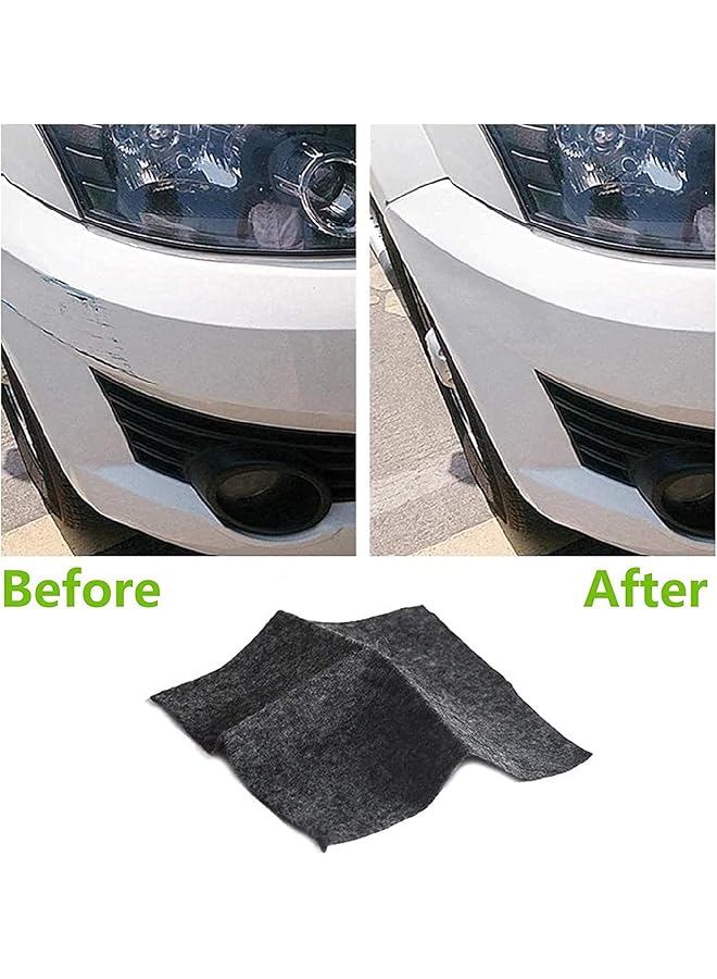ELECDON Car Scratch Repair Cloth, 3 Pcs Nano Car Scratch Remover, Multipurpose Scratch Repair Cloth Easily Repair Paint Scratches Water Spots, Surface Polishing, Rustproof, Give Away 100 Disposable Gloves - Image 3