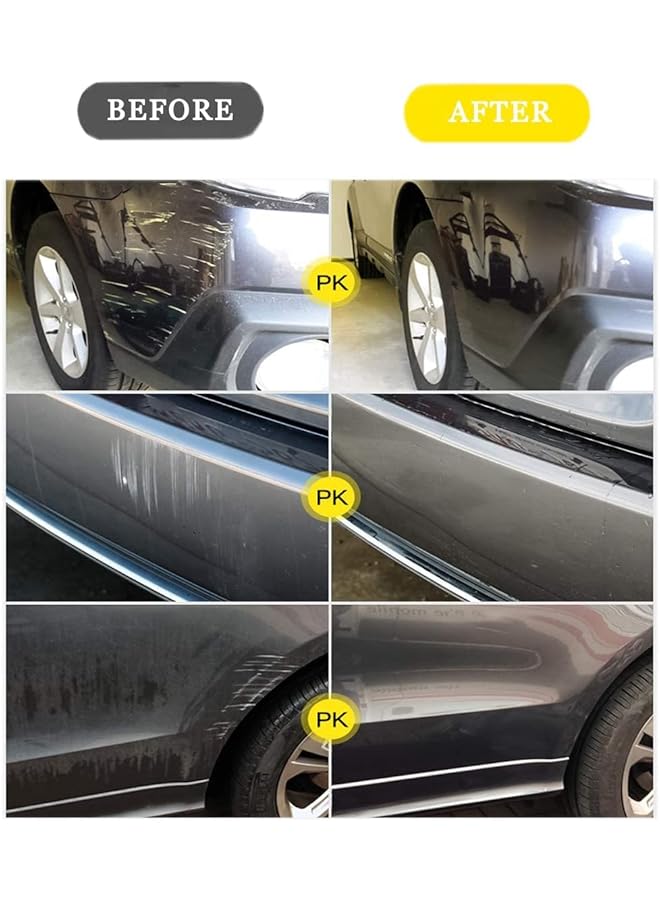 ELECDON Car Scratch Repair Cloth, 3 Pcs Nano Car Scratch Remover, Multipurpose Scratch Repair Cloth Easily Repair Paint Scratches Water Spots, Surface Polishing, Rustproof, Give Away 100 Disposable Gloves - Image 4