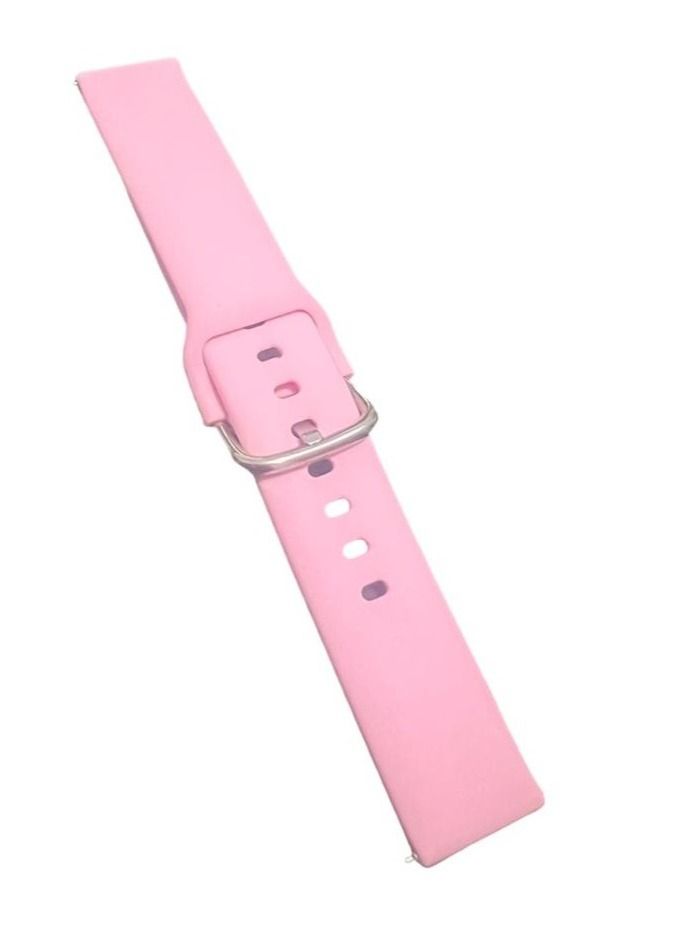 20mm Silicone Strap For Amazfit Bip U Pro / Bip / Bip Lite / Bip S / Bip S Lite / Bip U (Pink) - Image 2