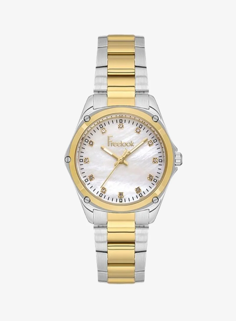 Freelook Paris Freelook - Jolie Women's Watch | Steel Case | Stainless Steel Band | Silver & Round Dial | Analog | Japanese Quartz | Mineral Glass | Premium Luxury Watch | Ideal Gift | Water Resistant 50 Meters