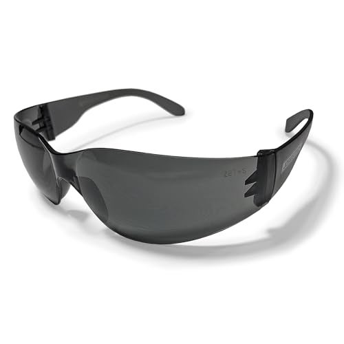 JORESTECH Eyewear Protective Safety Glasses, Polycarbonate Impact Resistant Lens Pack of 12 (Smoke) - Image 2
