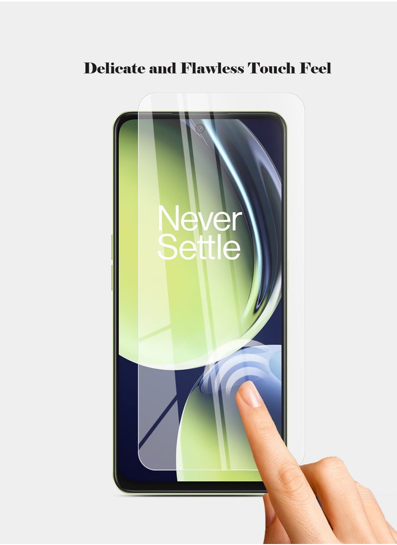 Techie - HD Tempered Glass Screen Protector for OnePlus Nord CE 3 Lite - Anti Reflection Anti Bubbles 9H Hardness 0.33 mm Rounded Edges Easy Installation - Image 1