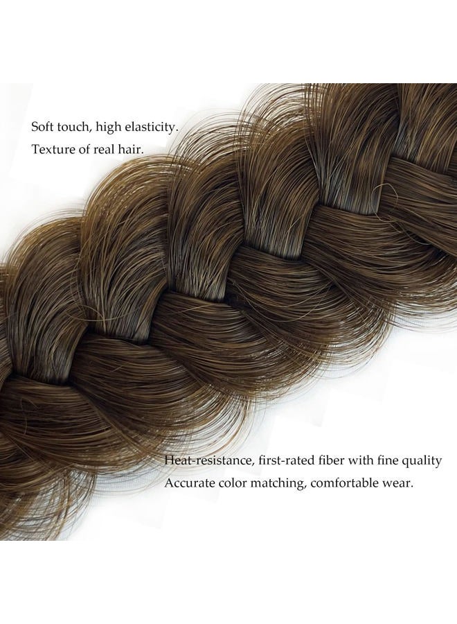 TOECWEGR Braided Headband WithTooth Wide Braid Messy Hair Hoop WomenFashion Hair Accessories - Image 3