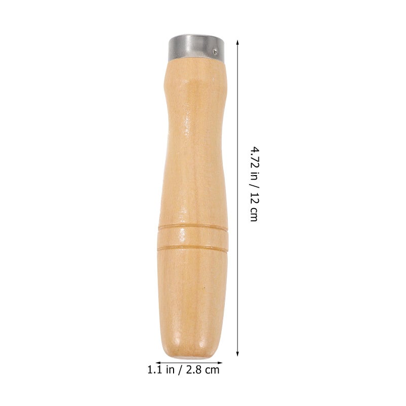 4pcs Wooden File Handle Replacement Grip with 8.9mm Large Hole for Rasp Cutter Workshop Carpentry - Image 3