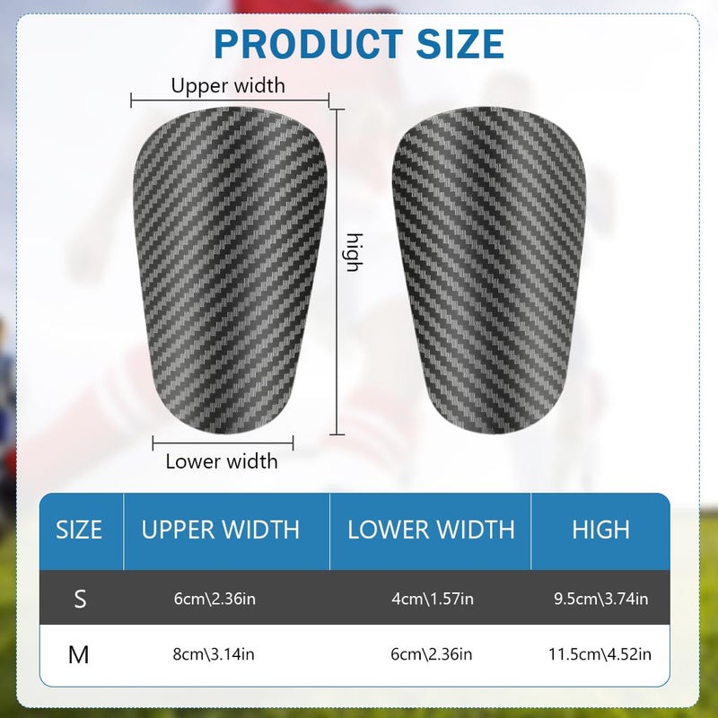 Proberos ® Mini Football Shin Pads for Kid, Master Edition Shinguards Games Matches, Training, Basketball, Baseball, Cycling, Light Weight & Breathable Guard (S) - Image 2