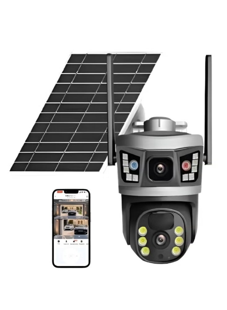 TOBI HD Intelligent Solar Energy Alert PTZ Camera Easy Installation 8MP Ultra HD Smart Solar CCTV Camera with PTZ Rotation & 5G WiFi Connectivity - Image 3