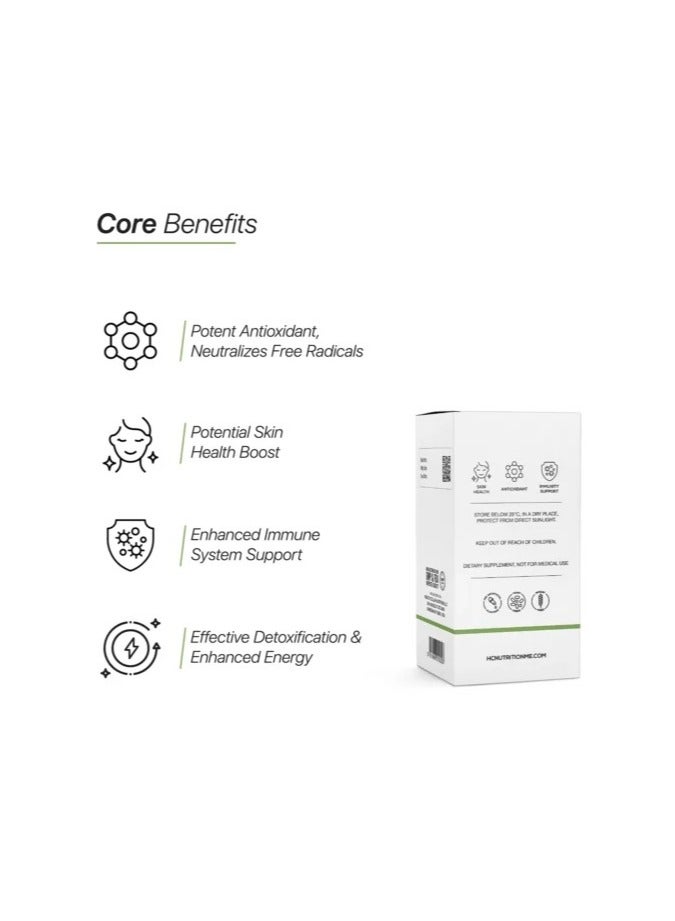 HC Nutrition Glutathione 60 Capsule - Image 4