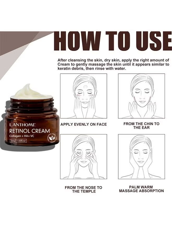 Lanthome Retinol Cream 50ML RETINOL CREAM Facial Care Cream - Image 4