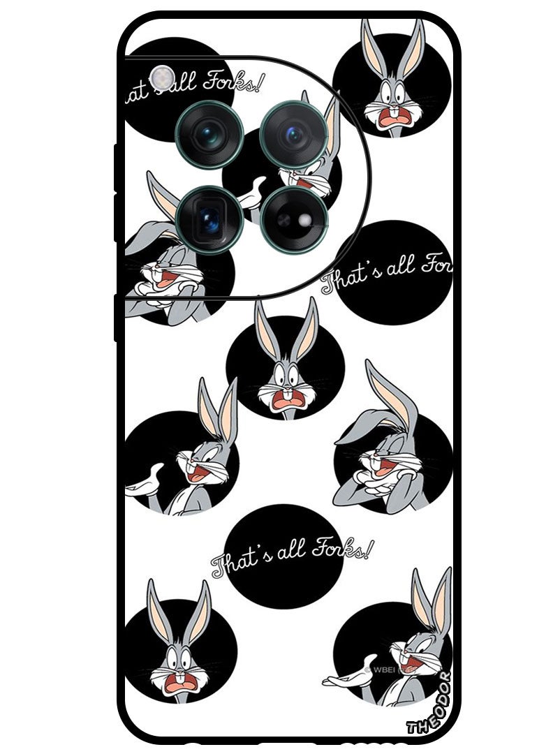 Theodor غطاء واقي مضاد للخدش ومقاوم للصدمات لغطاء بامبر لهاتف OnePlus 12 باغز باني (3) - Image 1