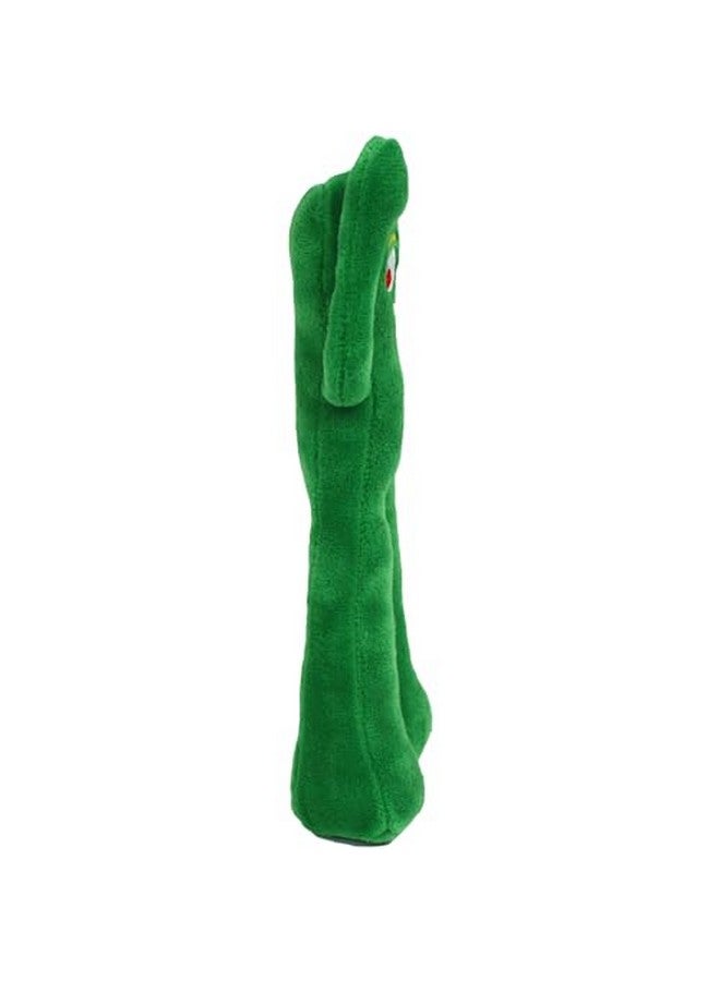 Multipet Gumby Plush Filled Dog Toy, Green, 9 Inch (Pack Of 1) - Image 3
