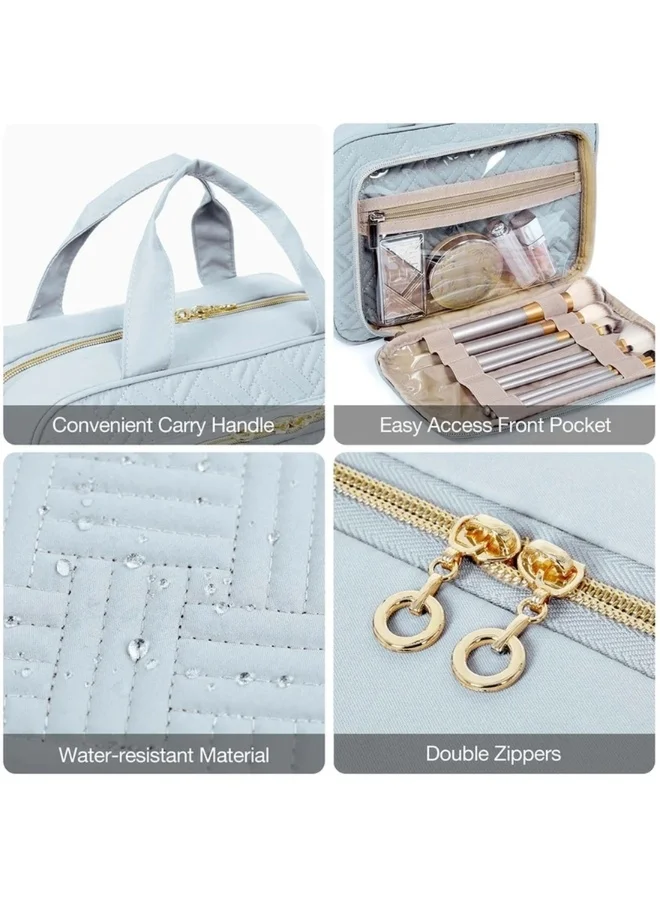باج سمارت BAGSMART Light Blue The Space Saver Pro Bonchemin Hanging Toiletry Bag