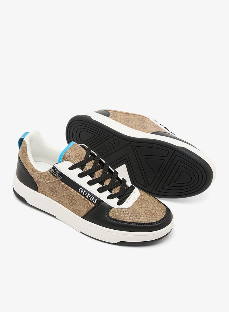 GUESS Lace Up Low Top Sneakers - Image 3