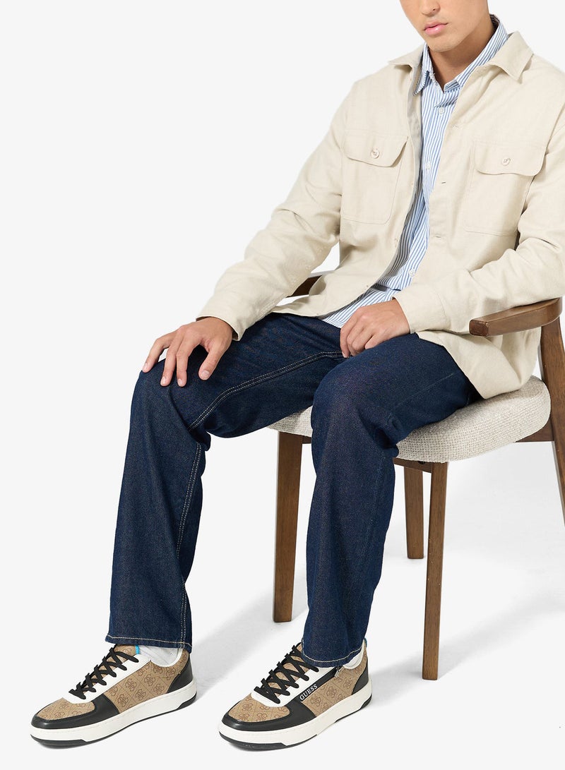 GUESS Lace Up Low Top Sneakers - Image 5