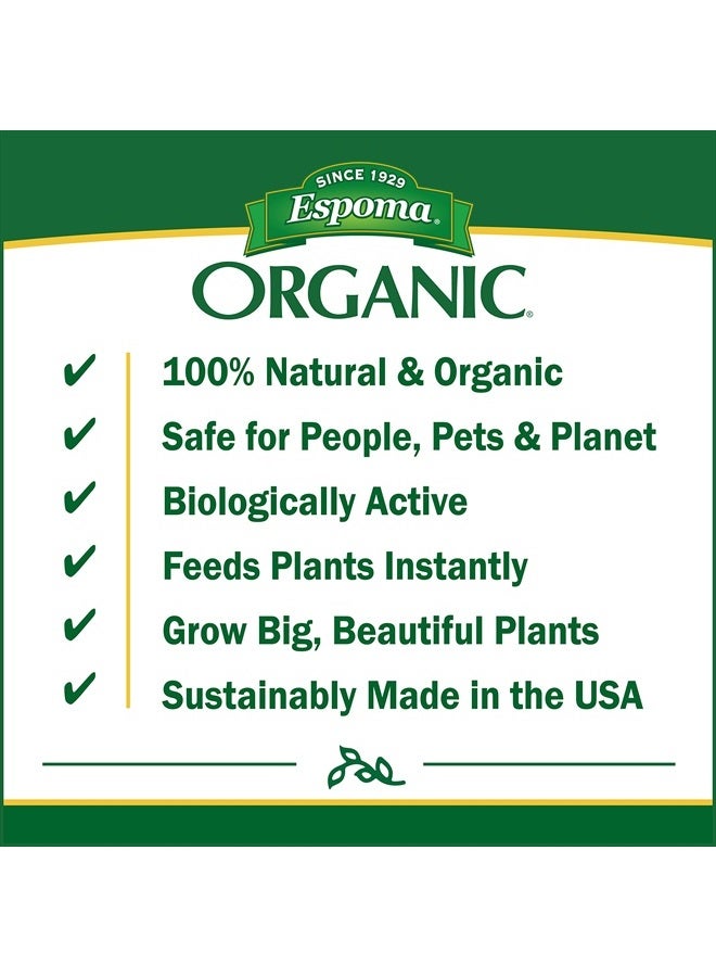 Espoma Organic 8 Ounce Concentrated Indoor! Plant Food - Indoor Plant Fertilizer for Large & Small Plants Like Pothos, Fiddle Leaf Fig, Monstera, Snake & Palms  - Image 3