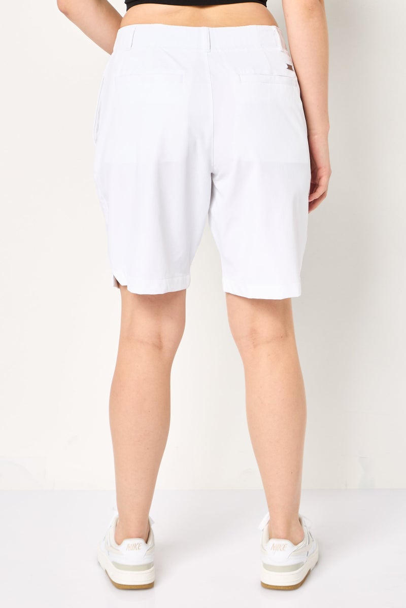 UNDER ARMOUR شورتات تدريب رياضية للنساء، بيضاء - Image 2