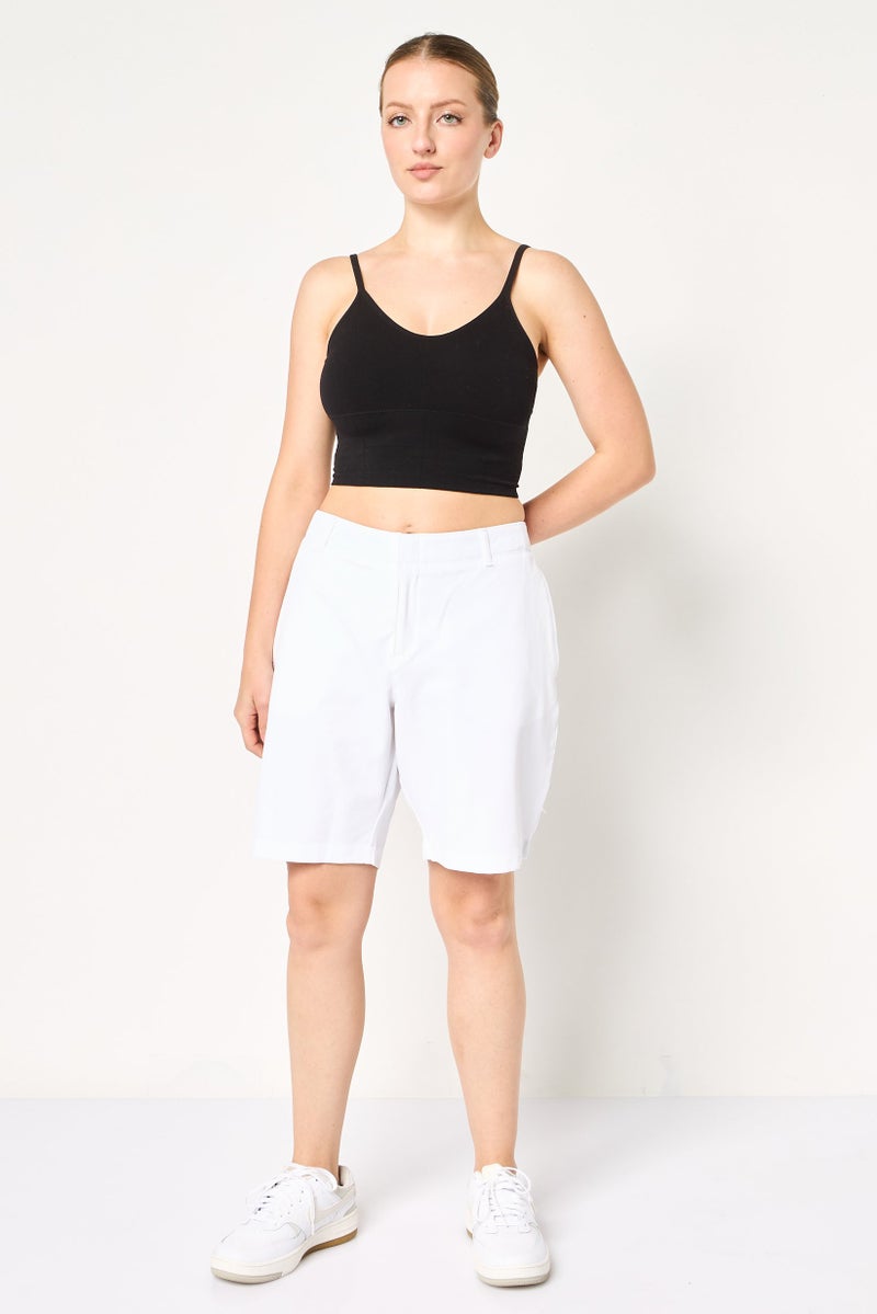 UNDER ARMOUR شورتات تدريب رياضية للنساء، بيضاء - Image 4