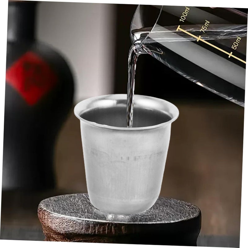 5 Pieces Stainless Steel Communion Cups Portable Tasting Cup For Parties Weddings Outdoor Events Holy Drinkware Church Services Celebrations - Image 5