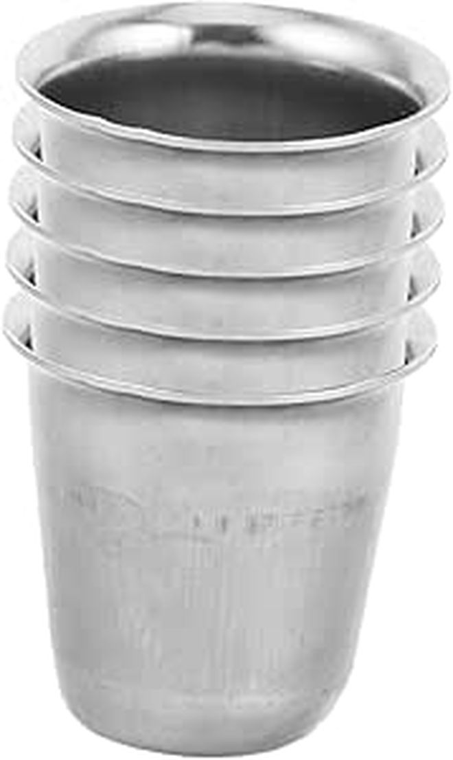 5 Pieces Stainless Steel Communion Cups Portable Tasting Cup For Parties Weddings Outdoor Events Holy Drinkware Church Services Celebrations - Image 1