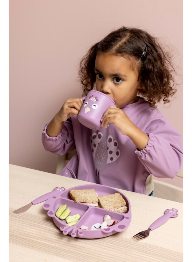 Trixie Stainless Steel Cutlery Set With Silicone Handle - Mrs. Peacock - Image 5