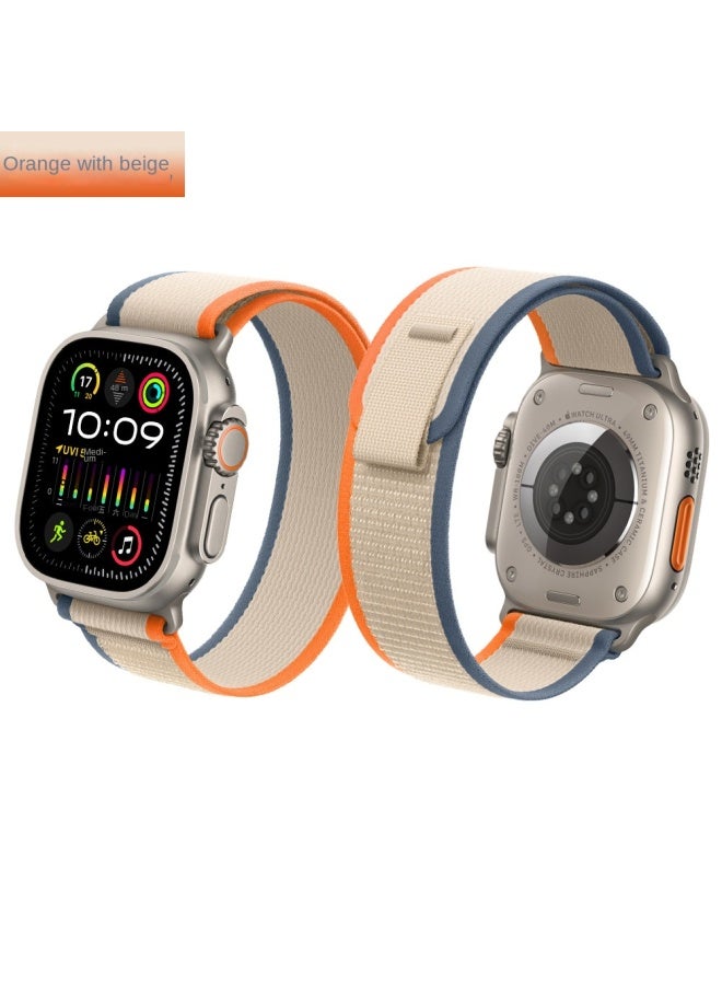 For Apple Iwatch Watch With Applewatch S10/9/8 Path Loop Nylon Strap Ultra2 - Image 2