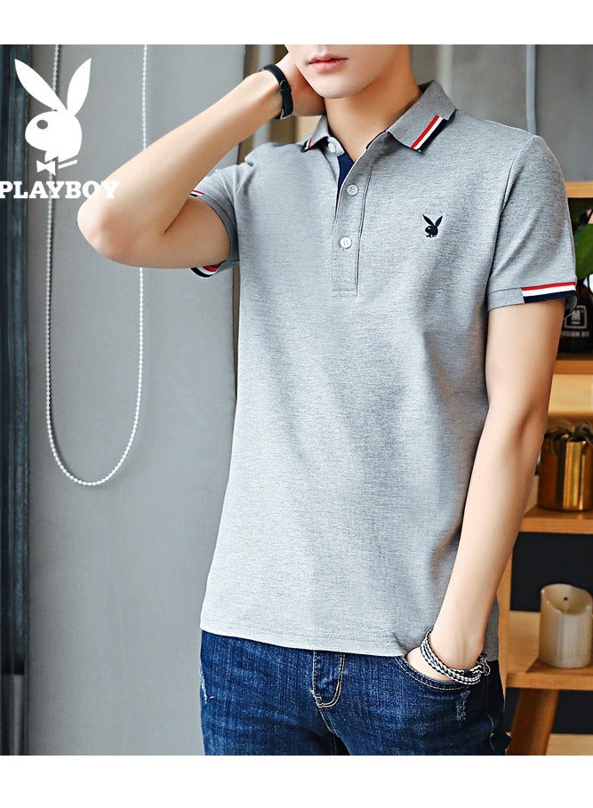 PLAYBOY Fashion Men's Slim Fitting Polo Shirt  - Image 1