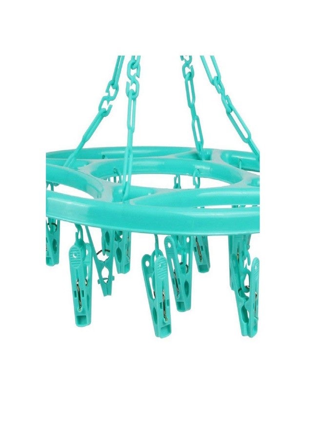 Improvhome 26 Clip Laundry Clothesline Hanging Rack for Drying Clothing (Colour May Vary) - Image 2