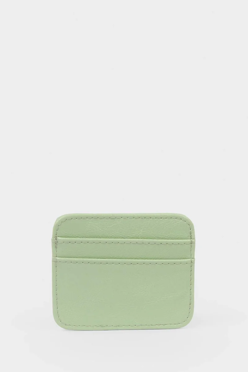 DeFacto Woman Faux Leather Business Card Wallet