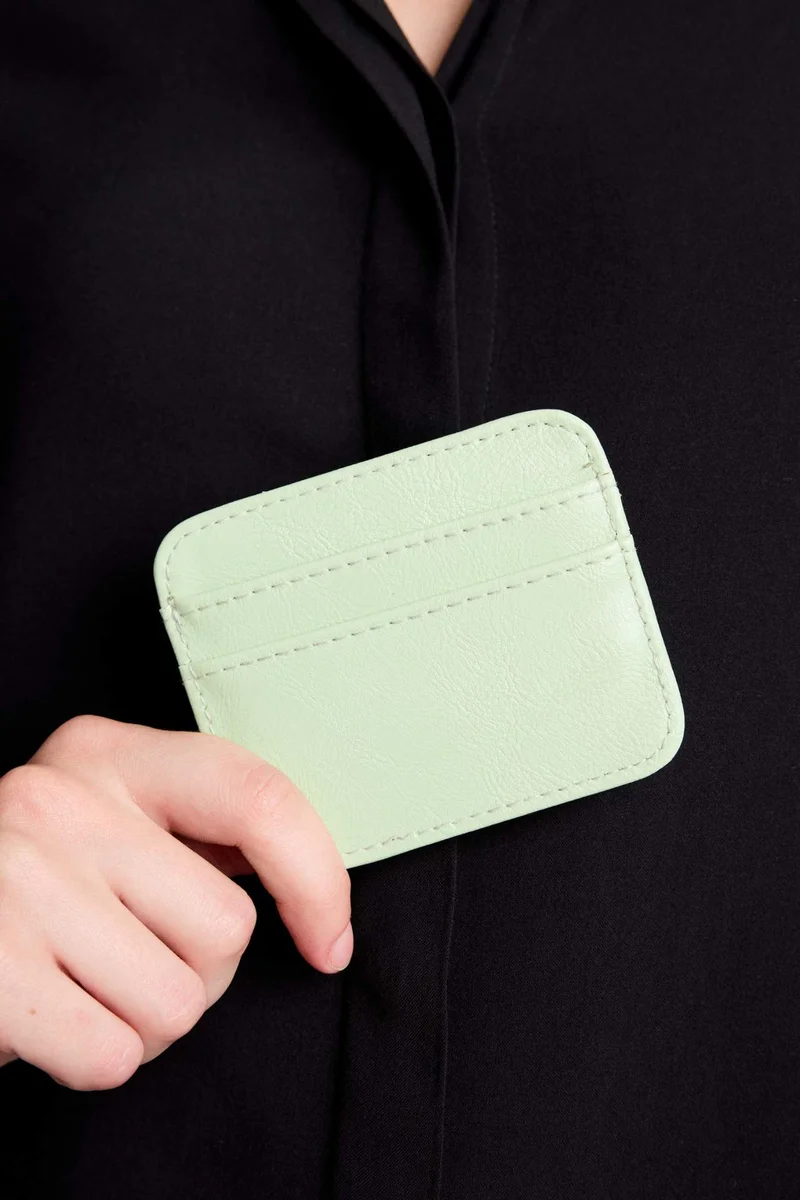 DeFacto Woman Faux Leather Business Card Wallet