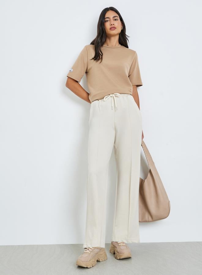 ستايلي جوغر محبوك برباط خصر - Image 1