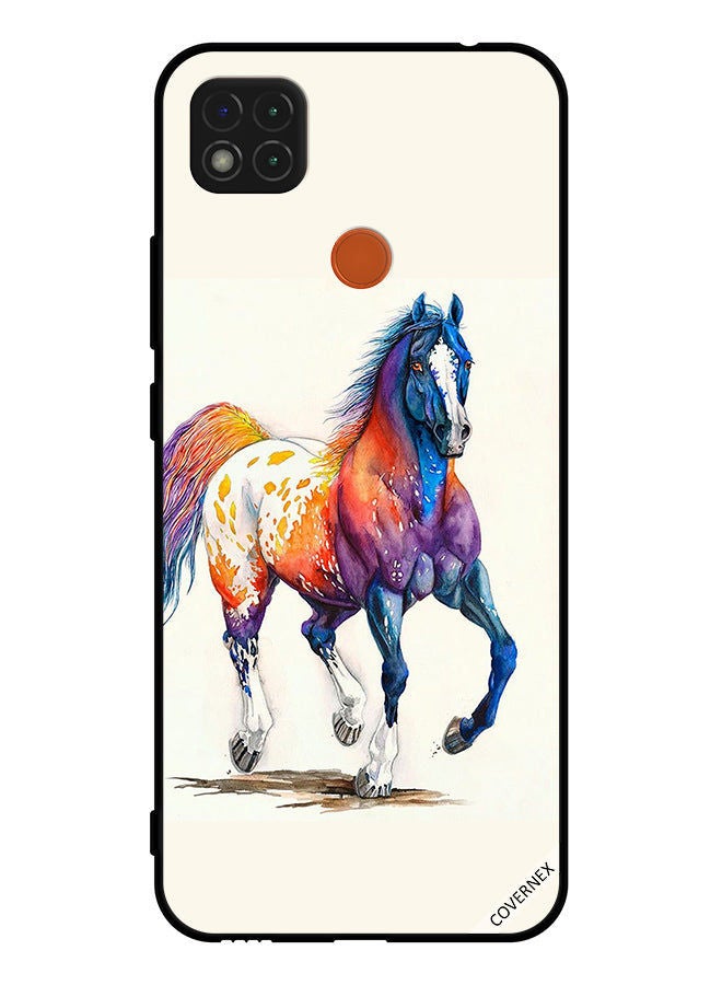 Covernex Protective Case Cover For Xiaomi Redmi 10A Colorful Horse - Image 1
